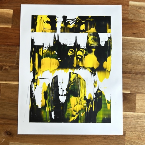 Original Abstract Painting / "Glob" / 11X14 inches on Yupo Paper - Picture 2 of 10